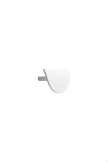 Furnipart 'Horizon' Small Cabinet Pull L80mm / C32mm - Matt White (553120032-0500)