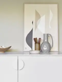 Furnipart 'Horizon' Cabinet Pull Large L140mm / C64mm - Matt White (553120064-0500)