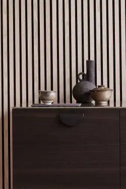 Click Here To Enlarge This Photo Of Furnipart 'Horizon' Cabinet Pull Large L140mm / C64mm - Matt Black (553120064-99)