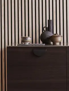 Furnipart 'Horizon' Cabinet Pull Large L140mm / C64mm - Matt Black (553120064-99)