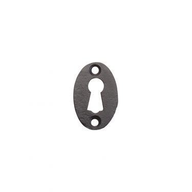 Click Here To Enlarge This Photo Of FF07 - Zoo Hardware Foxcote Foundries Standard Profile Escutcheon - Black Antique