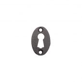 FF07 - Zoo Hardware Foxcote Foundries Standard Profile Escutcheon - Black Antique