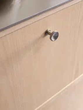 Click Here To Enlarge This Photo Of Furnipart 'Chateau' Cabinet Knob D30mm - Inox Look (555120030-66)