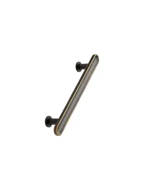 Click Here To Enlarge This Photo Of Furnipart 'Chateau' Cabinet Pull L180mm / C128mm - Antique Brown (555320128-23)