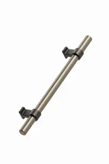 Furnipart 'Bond' Cabinet Pull L250mm / C160mm - Antique Brown/Fine Brushed Brass (557020160-23/30)