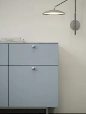 Click Here To Enlarge This Photo Of Furnipart 'Flow' Cabinet Knob L30mm / C16mm - Inox Look (557320016-66)