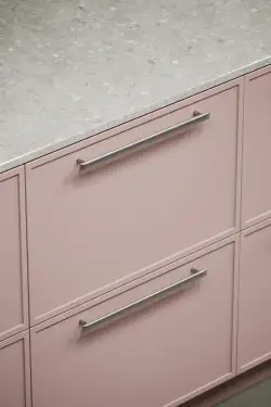 Click Here To Enlarge This Photo Of Furnipart 'Flow' Cabinet Pull L356mm / C320mm - Inox Look (557320320-66)