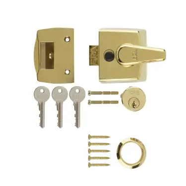 Click Here To Enlarge This Photo Of 1430-31 ERA 40mm Replacement Nightlatch Door Lock - Brass