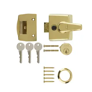 1430-31 ERA 40mm Replacement Nightlatch Door Lock - Brass