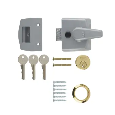 Click Here To Enlarge This Photo Of 1430-51 ERA 40mm Replacement Nightlatch Door Lock - Satin Chrome