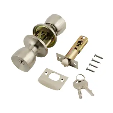 Click Here To Enlarge This Photo Of 166-51A ERA 'Tulip' Entrance Lock Mortice Knobset - Satin Chrome
