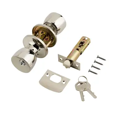 Click Here To Enlarge This Photo Of 166-61A ERA 'Tulip' Entrance Lock Mortice Knobset - Polished Chrome