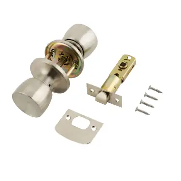 Click Here To Enlarge This Photo Of 170-51A ERA 'Tulip' Passage Knob Mortice Knobset - Satin Chrome