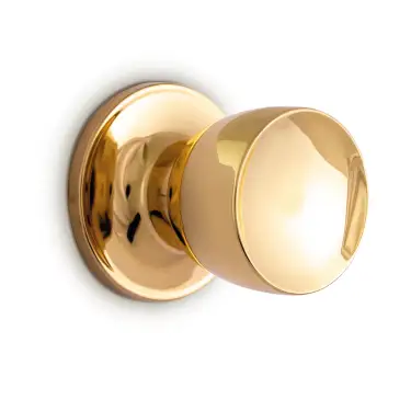 Click Here To Enlarge This Photo Of 172-31A ERA 'Tulip' Dummy Knobset - Polished Brass