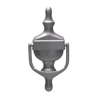 4A002 Fab & Fix Medium Nu Victorian Urn Door Knocker Without Spyhole (Face Fix) Silver