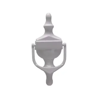 4A200 Fab & Fix Large Nu Victorian Urn Door Knocker Without Spyhole (Face Fix) White