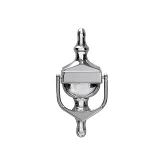 4A204 Fab & Fix Large Nu Victorian Urn Door Knocker Without Spyhole (Face Fix) Hardex Chrome