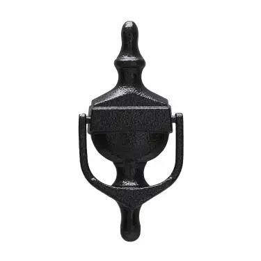 Click Here To Enlarge This Photo Of 4A209 Fab & Fix Large Nu Victorian Urn Door Knocker Without Spyhole (Face Fix) Antique Black