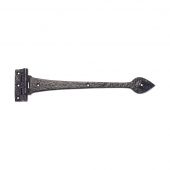 FF16 - Zoo Hardware Foxcote Foundries 15" (381mm) T Hinges - Black Antique