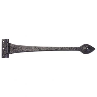 Click Here To Enlarge This Photo Of FF17 - Zoo Hardware Foxcote Foundries 18" (457mm) T Hinges - Black Antique