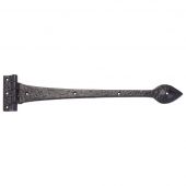 FF17 - Zoo Hardware Foxcote Foundries 18" (457mm) T Hinges - Black Antique
