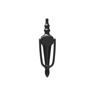 Click Here To Enlarge This Photo Of 4A309 Fab & Fix Slim Nu Victorian Urn Large Door Knocker Without Spyhole (Face Fix) Antique Black