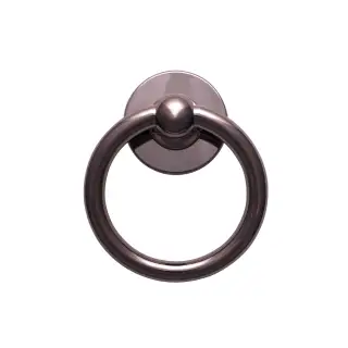 4A601 Fab & Fix Bull Ring Door Knocker (Face Fix) Hardex Bronze