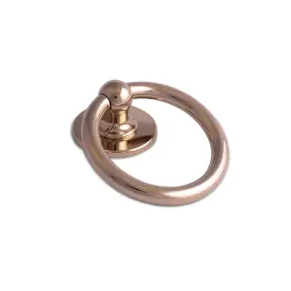 4A602 Fab & Fix Bull Ring Door Knocker (Face Fix) Hardex Gold