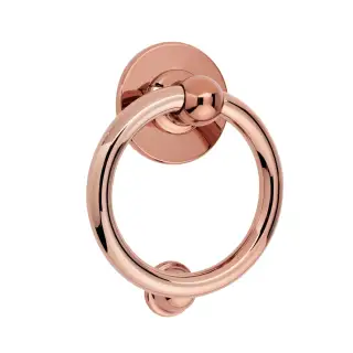 DFNKNBRHR Fab & Fix Bull Ring Door Knocker (Face Fix) Hardex Rose