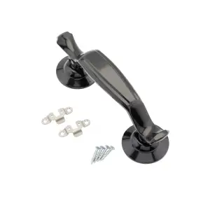 DFNKNDKBK-CF Fab & Fix Doctors Door Knocker Black (Concealed Fix)