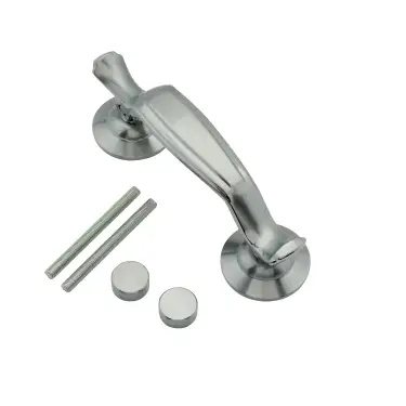 Click Here To Enlarge This Photo Of DFNKNDKGR-TF Fab & Fix Doctors Door Knocker Hardex Graphite (Bolt Fix)