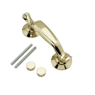 DFNKNDKHG-TF Fab & Fix Doctors Door Knocker Hardex Gold (Bolt Fix)