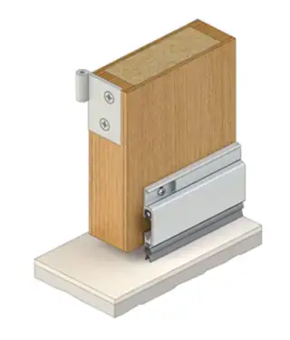 Click Here To Enlarge This Photo Of RP60 Raven Surface Mounted Automatic Drop Down Seal 920mm (can be cut down to 450mm)