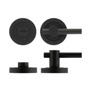 JV856MB Frelan Hardware Jedo Contemporary Plain Bar Turn & Release - Matt Black