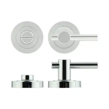 Click Here To Enlarge This Photo Of JV856PC Frelan Hardware Jedo Contemporary Plain Bar Turn & Release - Polished Chrome