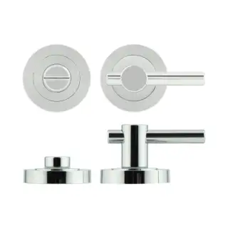 JV856PC Frelan Hardware Jedo Contemporary Plain Bar Turn & Release - Polished Chrome