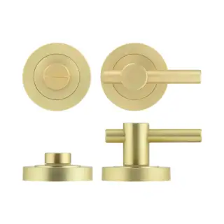 JV856SB Frelan Hardware Jedo Contemporary Plain Bar Turn & Release - Satin Brass