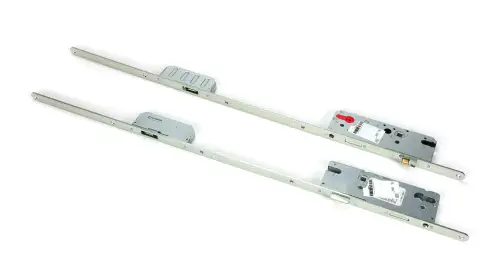 Click Here To Enlarge This Photo Of WINKHAUS Stable Door 2 Hook Multipoint Lock - 45mm Backset - 20mm Faceplate (4966588 Upper & 4966587 Lower)