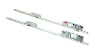 WINKHAUS Stable Door 2 Hook Multipoint Lock - 45mm Backset - 20mm Faceplate (4966588 Upper & 4966587 Lower)