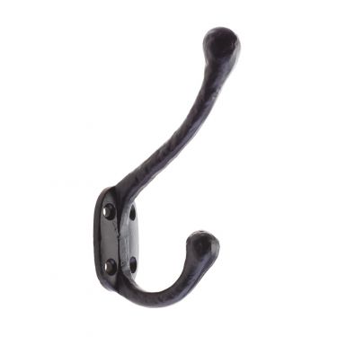 Click Here To Enlarge This Photo Of FF22 - Zoo Hardware Foxcote Foundries Hat and Coat Hook - Black Antique