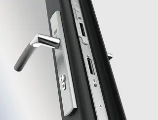 WINKHAUS FGTE Double Rebated (12mm Lip) Slave Espag Lock (Left Hand) - 45mm Backset (5014080)