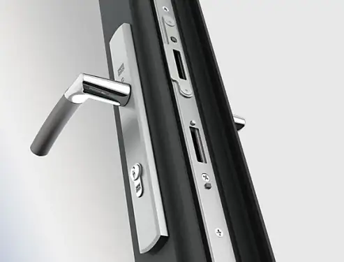 Click Here To Enlarge This Photo Of WINKHAUS FGTE Double Rebated (12mm Lip) Slave Espag Lock (Right Hand) - 45mm Backset (5014078)