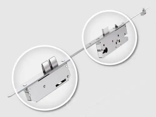 Click Here To Enlarge This Photo Of WINKHAUS Thunderbolt (Size 2) Multipoint Lock (1770mm) - 45mm Backset - 20mm Radius Faceplate (4941787)
