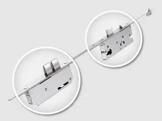 WINKHAUS Thunderbolt (Size 2) Multipoint Lock (1770mm) - 45mm Backset - 20mm Radius Faceplate (4941787)
