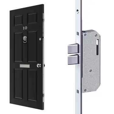 Click Here To Enlarge This Photo Of WINKHAUS Thunderbolt Heritage Multipoint Lock (1770mm) - 55mm Backset - 20mm Radius Faceplate (5020864)