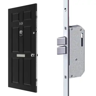 WINKHAUS Thunderbolt Heritage Multipoint Lock (1770mm) - 55mm Backset - 20mm Radius Faceplate (5020864)