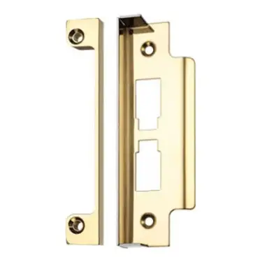 Click Here To Enlarge This Photo Of ZUKR01PVD - Zoo Hardware 13mm Rebate Kit to Suit ZUKS/ZUKB Mortice Locks - Polished Brass