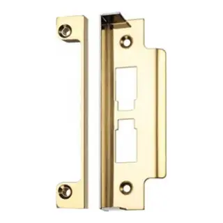 ZUKR01PVD - Zoo Hardware 13mm Rebate Kit to Suit ZUKS/ZUKB Mortice Locks - Polished Brass