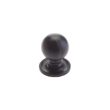 Click Here To Enlarge This Photo Of FF32 - Zoo Hardware Foxcote Foundries 32mm Round Cupboard Knob - Black Antique