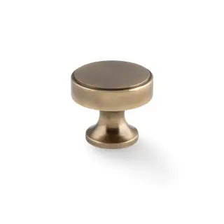 AW855-38-AB - Alexander & Wilks Havana 38mm Cabinet Knob - Antique Brass